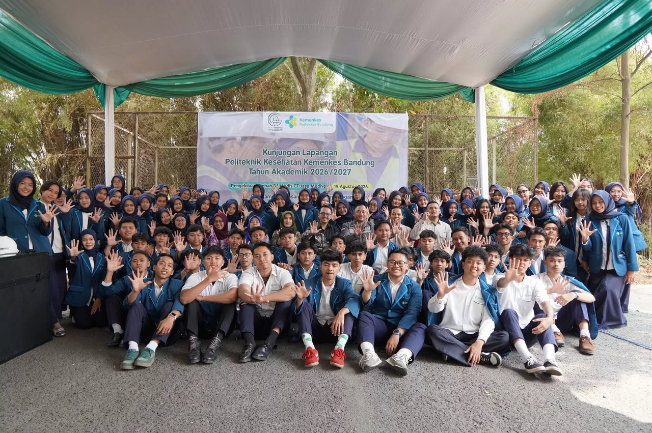 Kunjungan Politeknik Kesehatan Kemenkes Bandung ke Plant PT Jasa Medivest